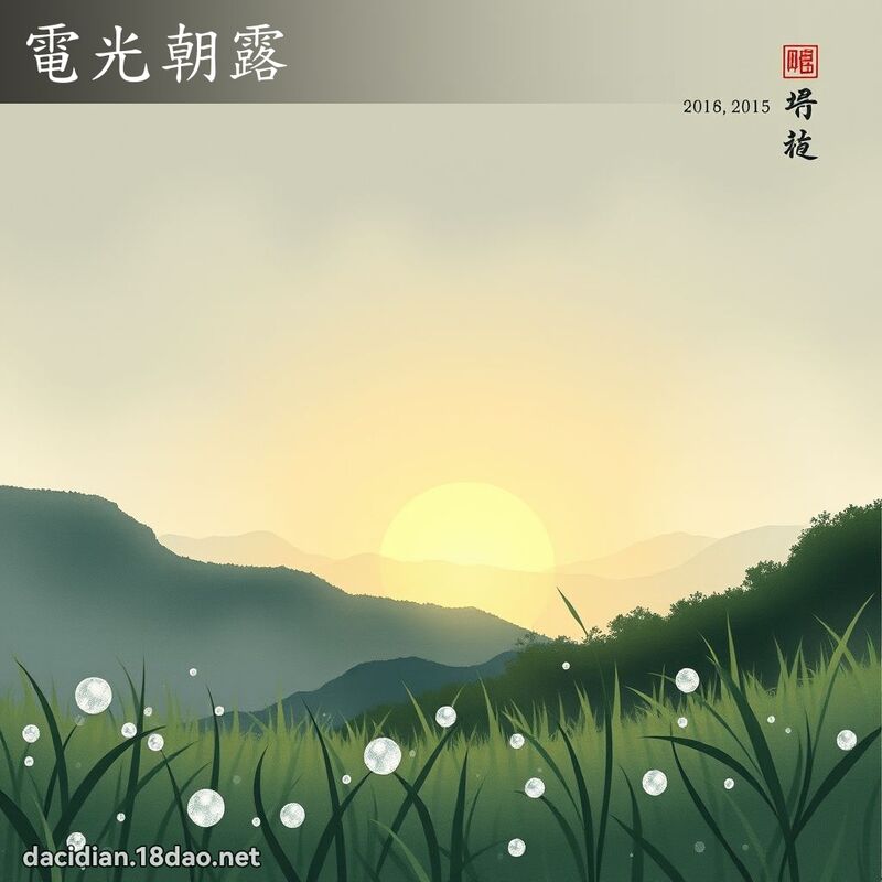 电光朝露 配图