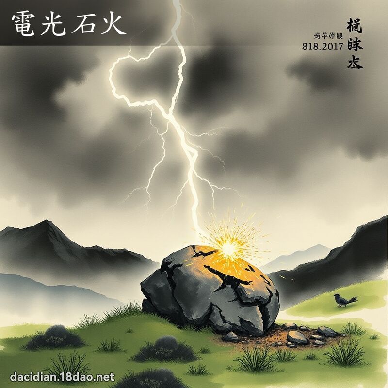电光石火 配图