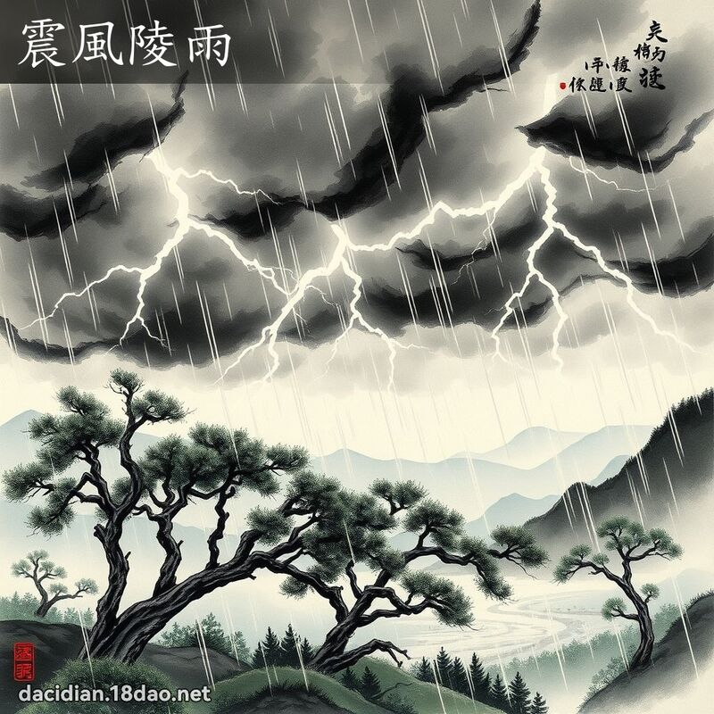 震风陵雨 配图