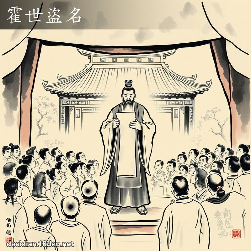 霍世盗名 配图
