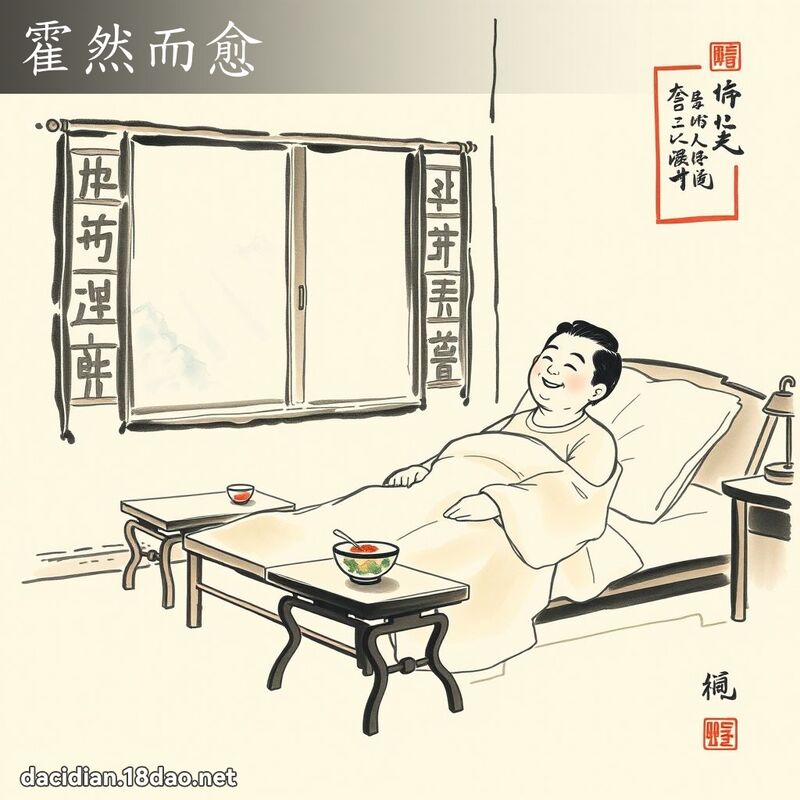 霍然而愈 配图