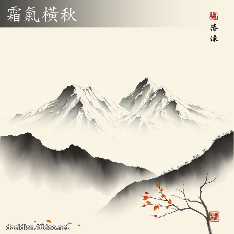 霜气横秋 配图