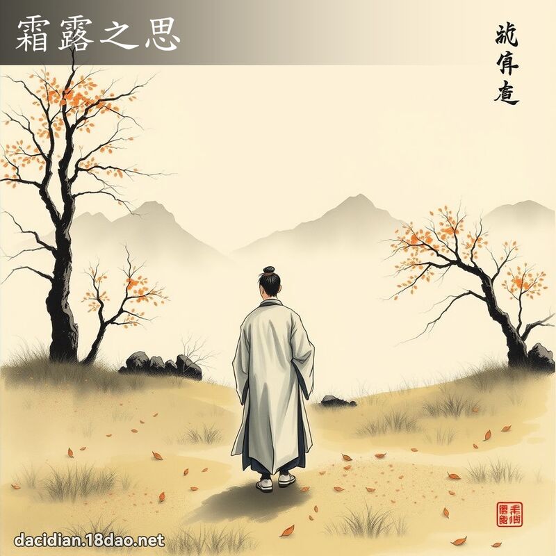 霜露之思 配图