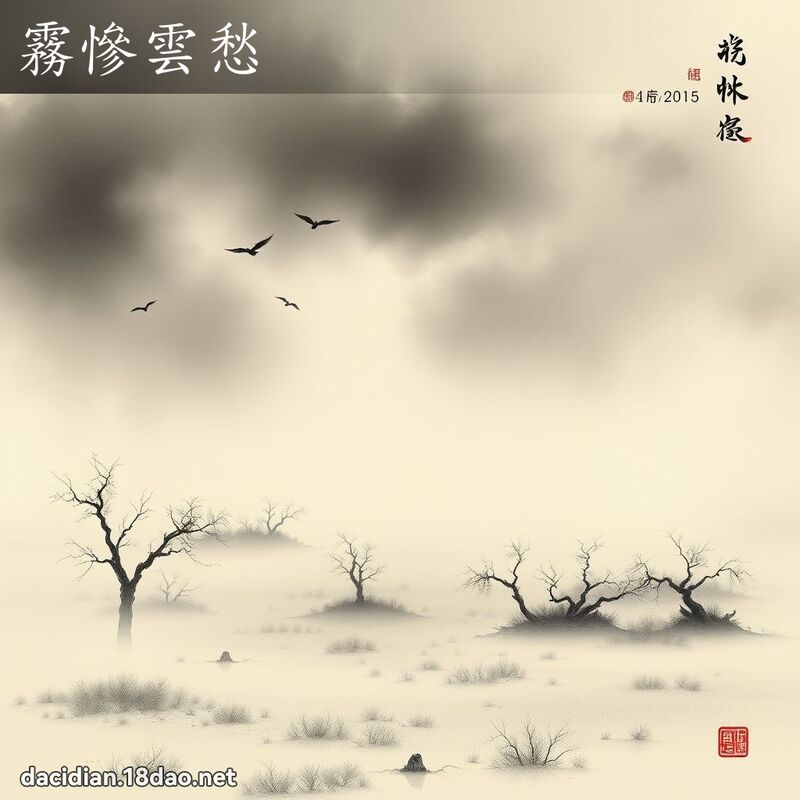 雾惨云愁 配图