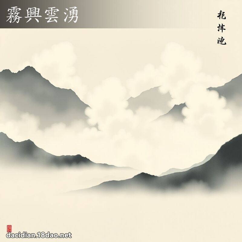 雾兴云涌 配图