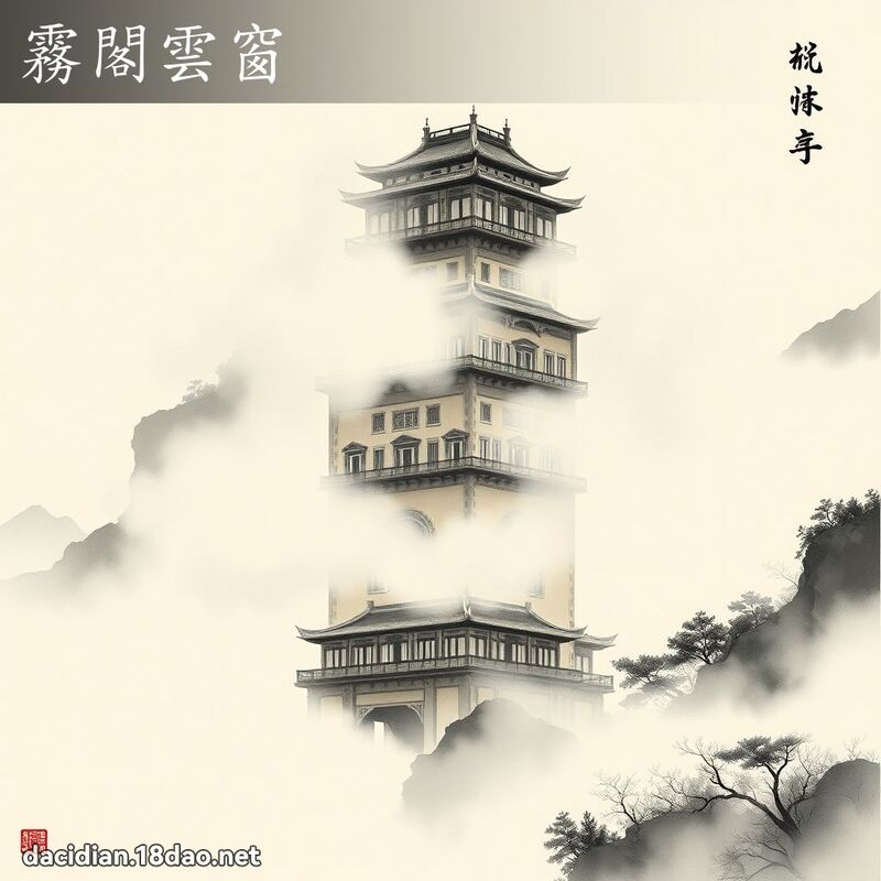 雾阁云窗 配图