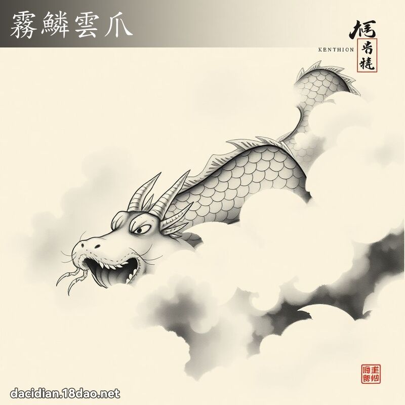 雾鳞云爪 配图