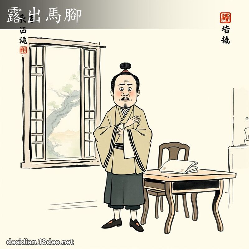 露出马脚 配图