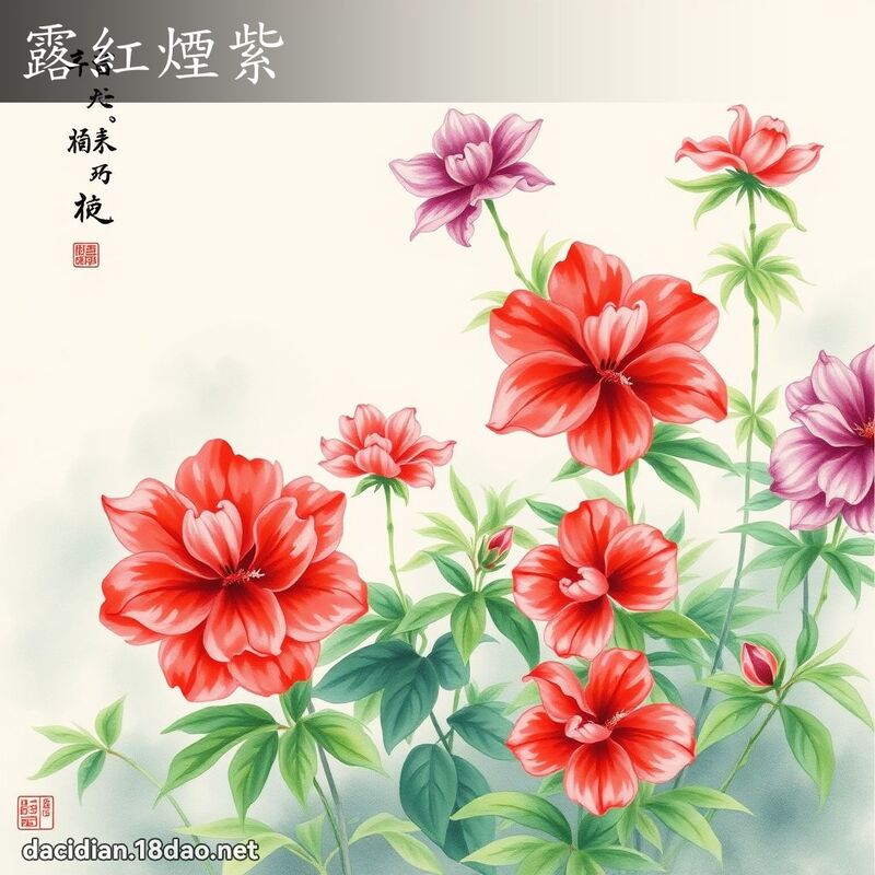 露红烟紫 配图