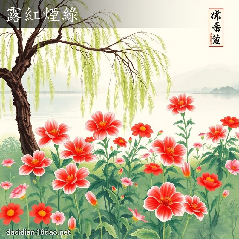 露红烟绿 配图