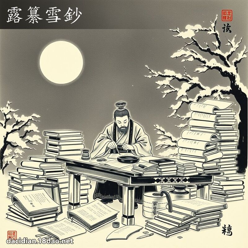 露纂雪钞 配图
