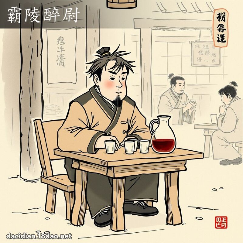 霸陵醉尉 配图