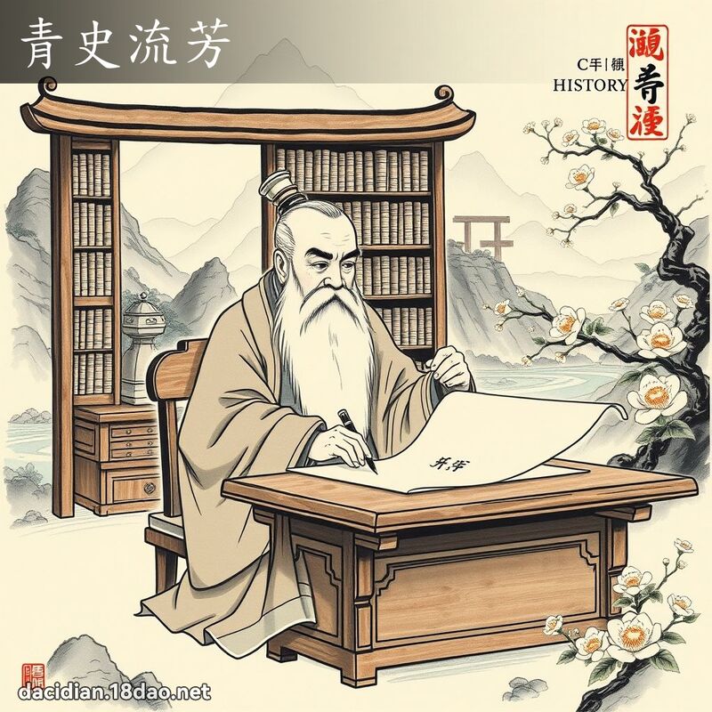 青史流芳 配图