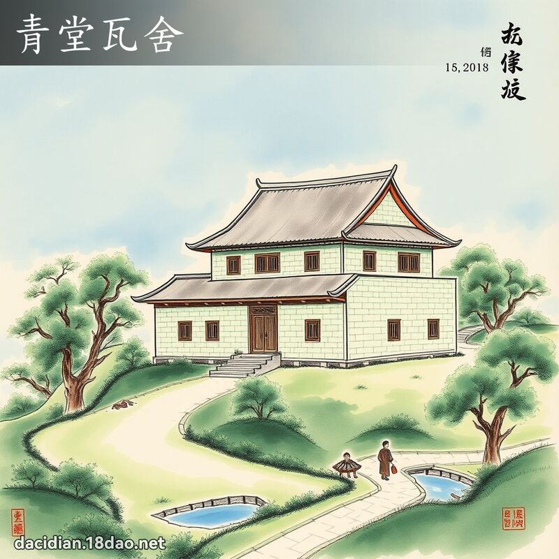 青堂瓦舍 配图