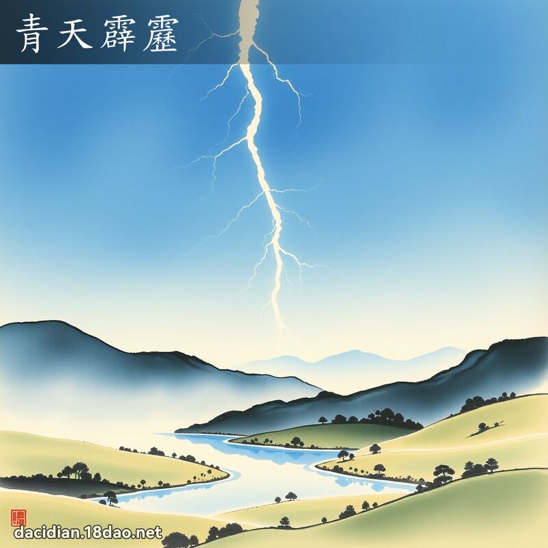 青天霹靂 配图