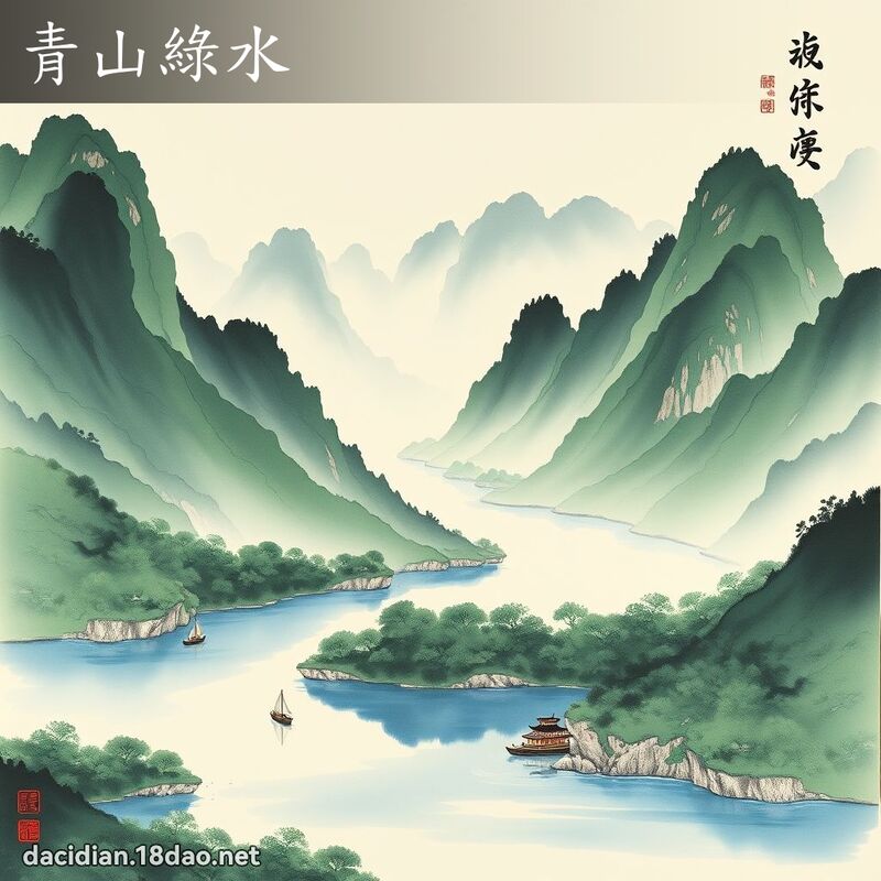 青山綠水 配图