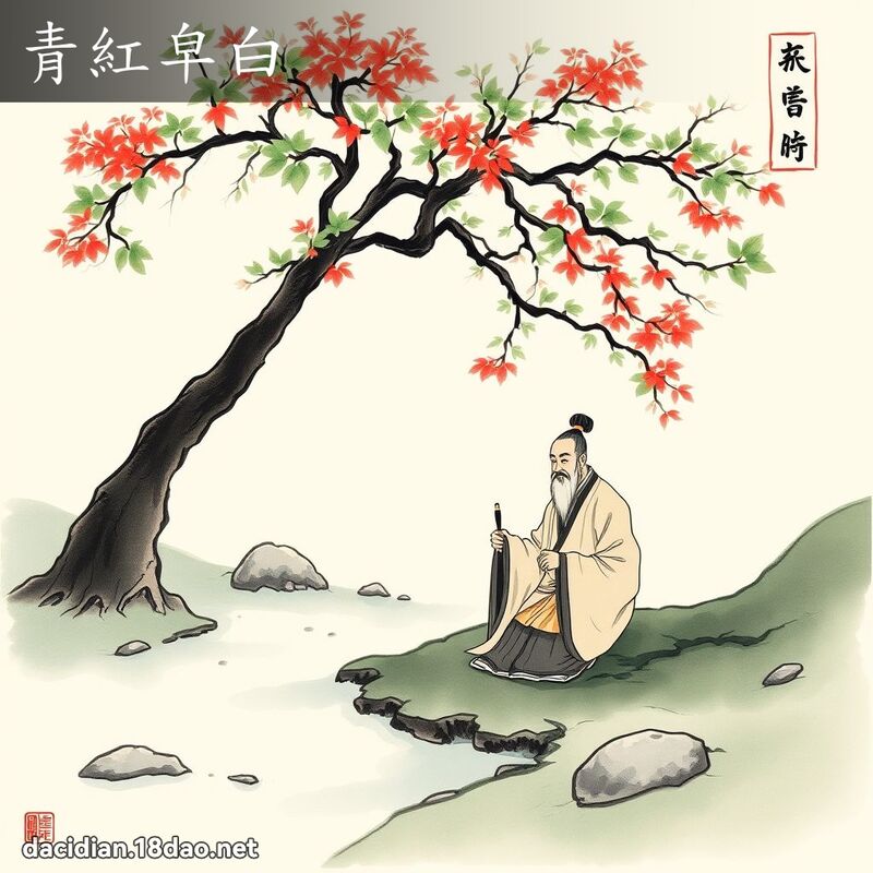 青紅皁白 配图