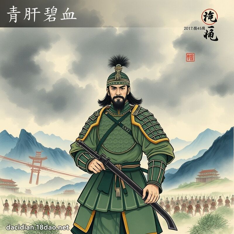 青肝碧血 配图