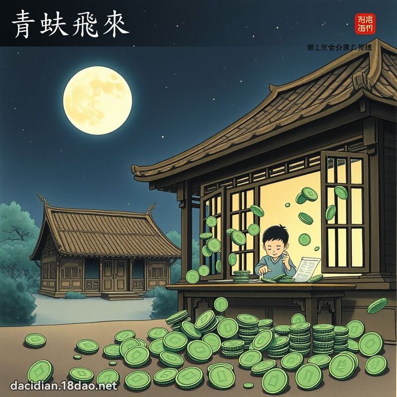 青蚨飛來 配图