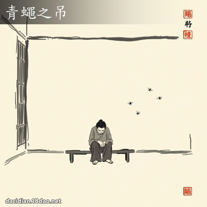 青蠅之吊 配图