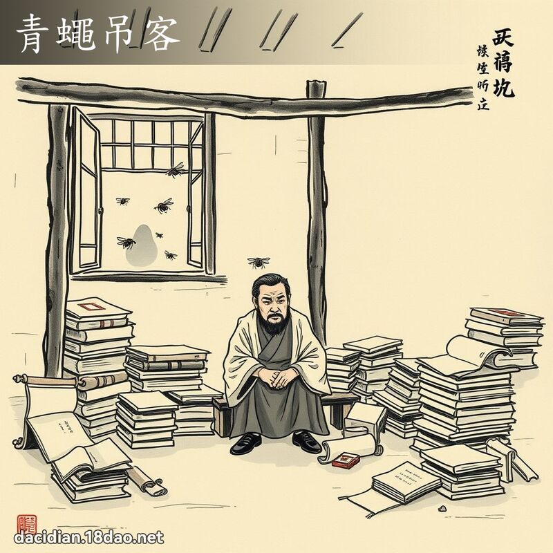 青蠅吊客 配图