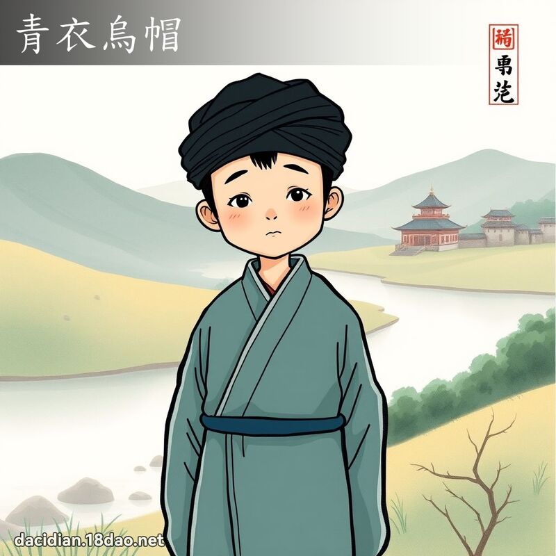 青衣烏帽 配图