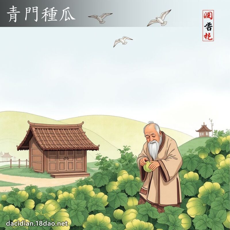 青門種瓜 配图