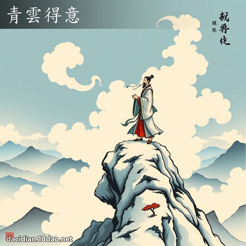 青雲得意 配图