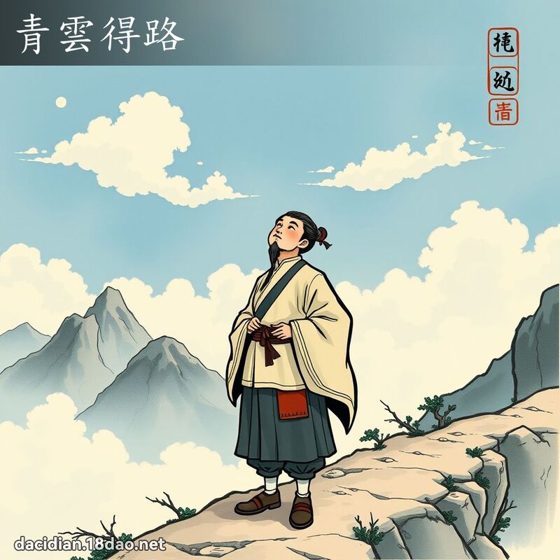 青雲得路 配图