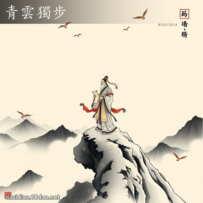 青雲獨步 配图