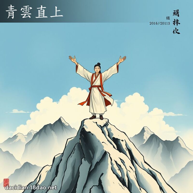 青雲直上 配图