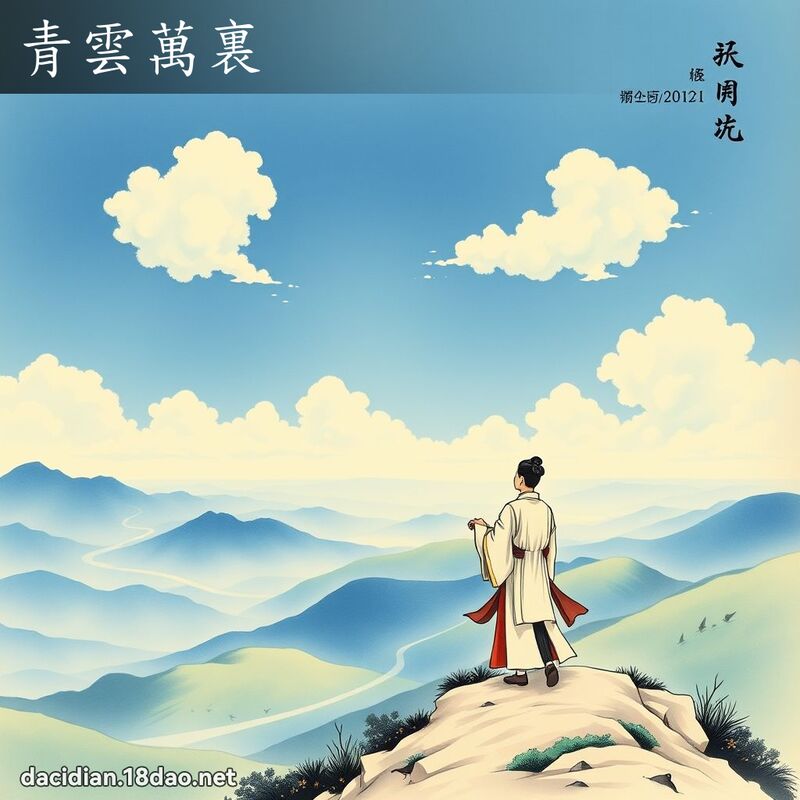 青雲萬裏 配图