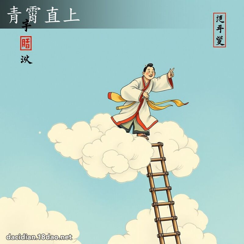 青霄直上 配图