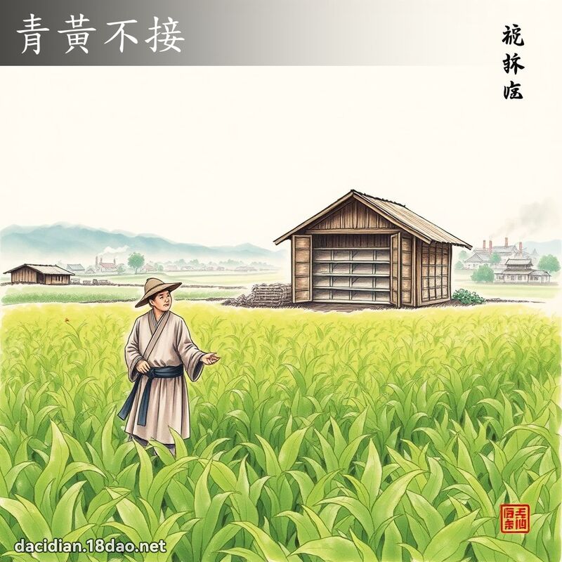 青黃不接 配图