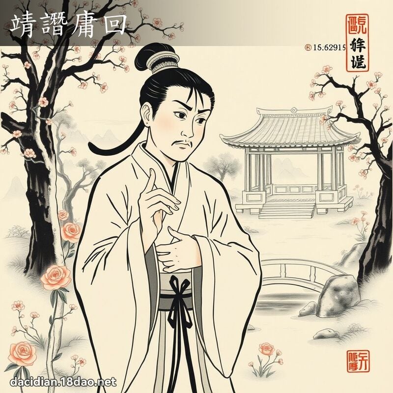 靖譖庸回 配图