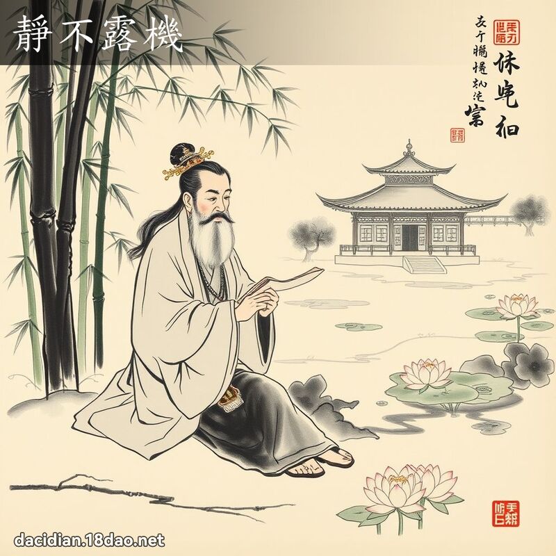 静不露机 配图