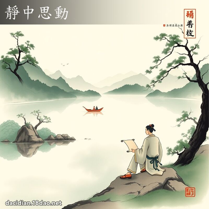静中思动 配图