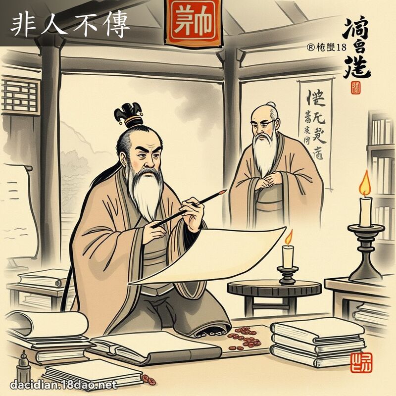 非人不传 配图