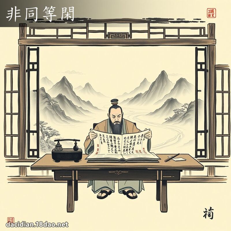非同等闲 配图