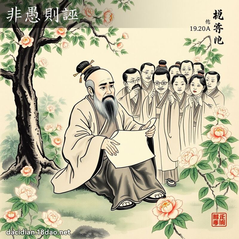 非愚则诬 配图