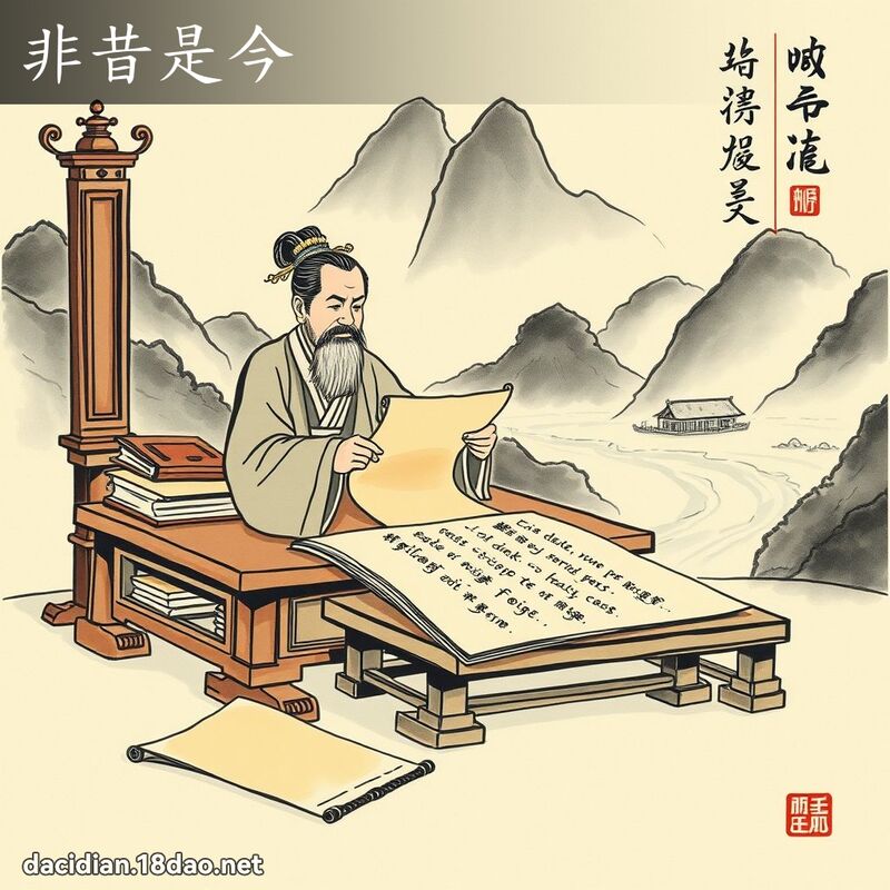 非昔是今 配图