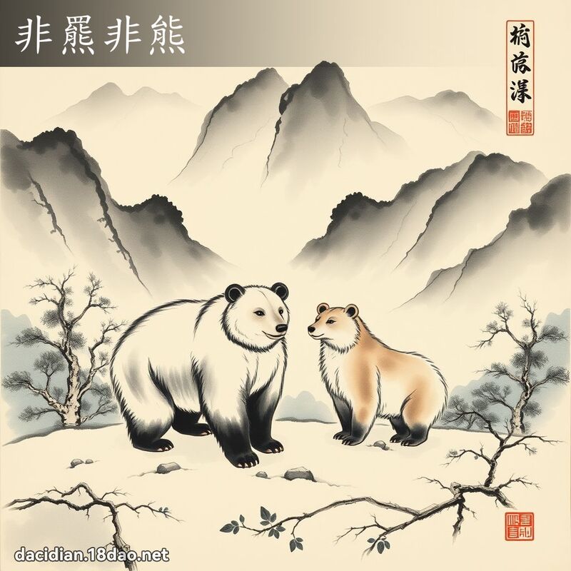 非羆非熊 配图