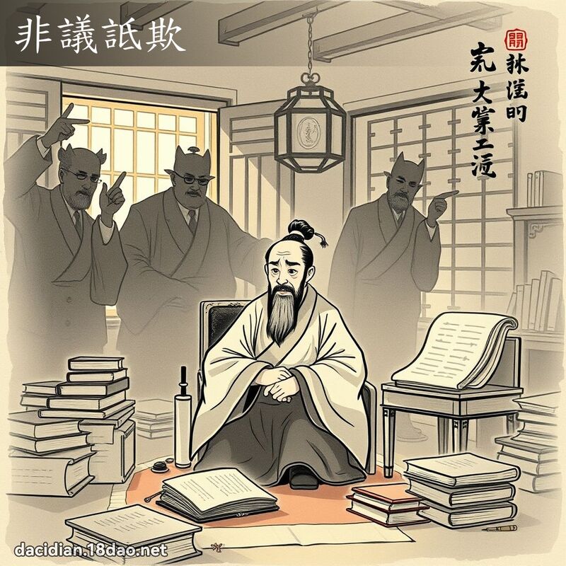 非议诋欺 配图
