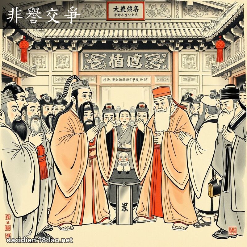 非誉交爭 配图