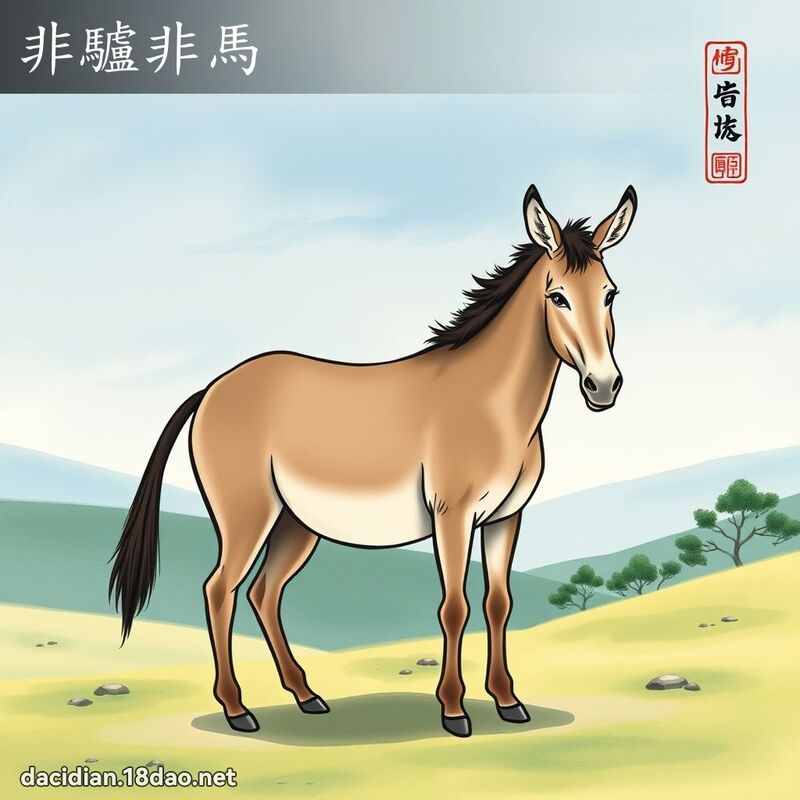 非驴非马 配图