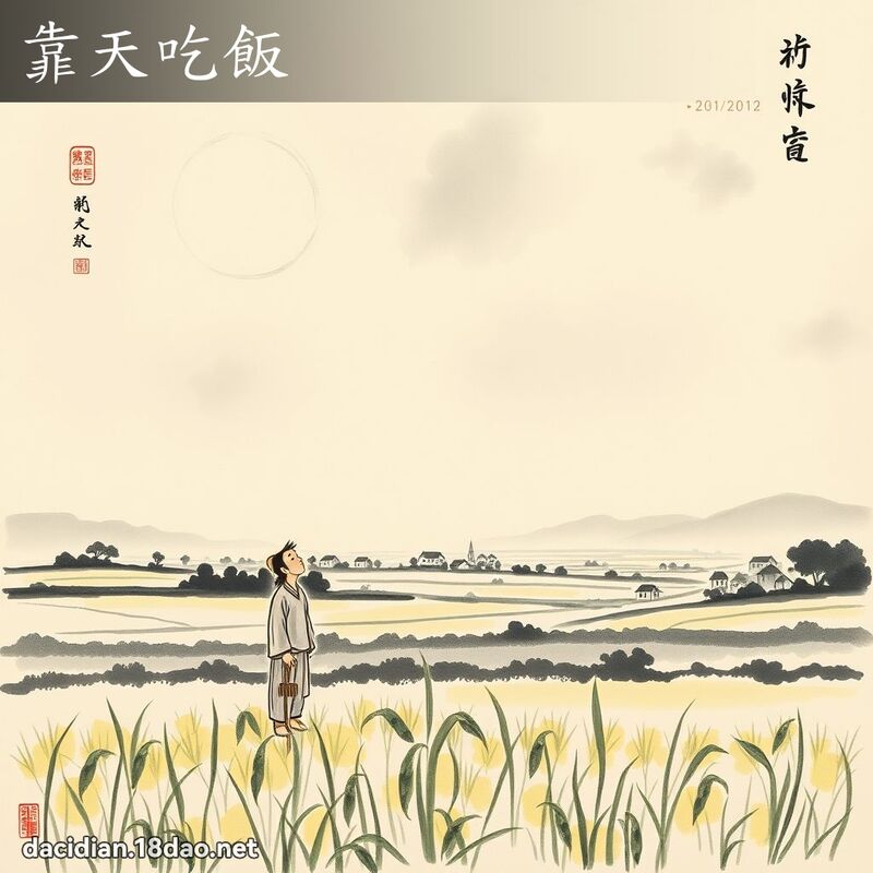 靠天吃饭 配图