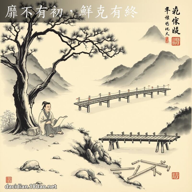 靡不有初,鲜克有终 配图