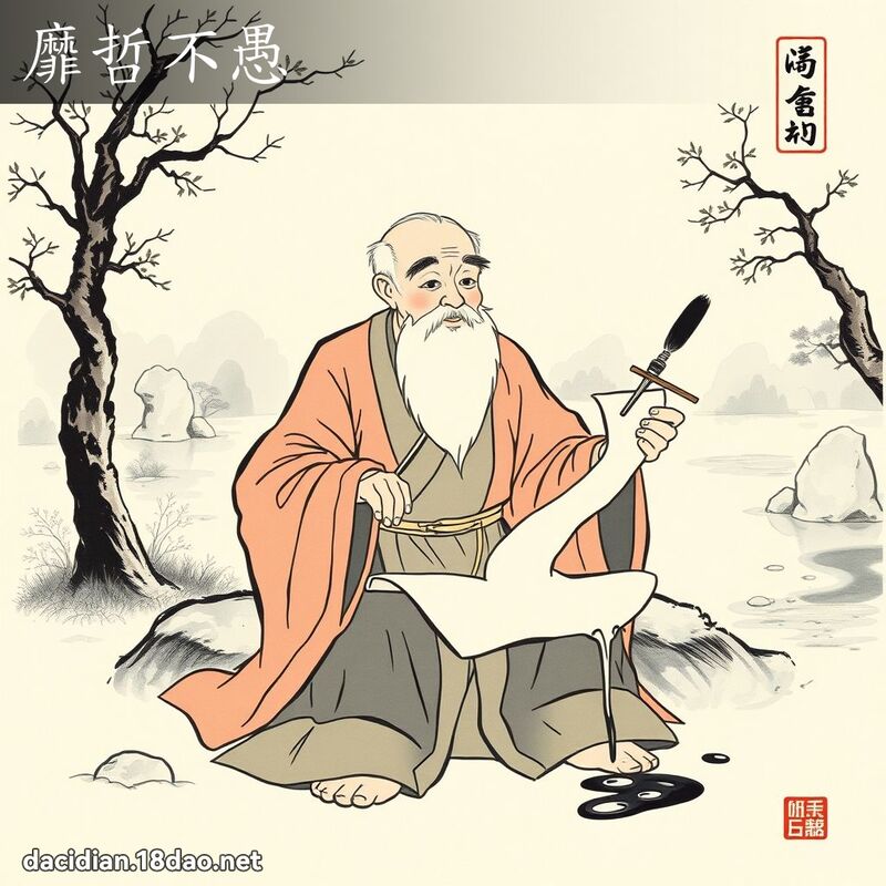 靡哲不愚 配图