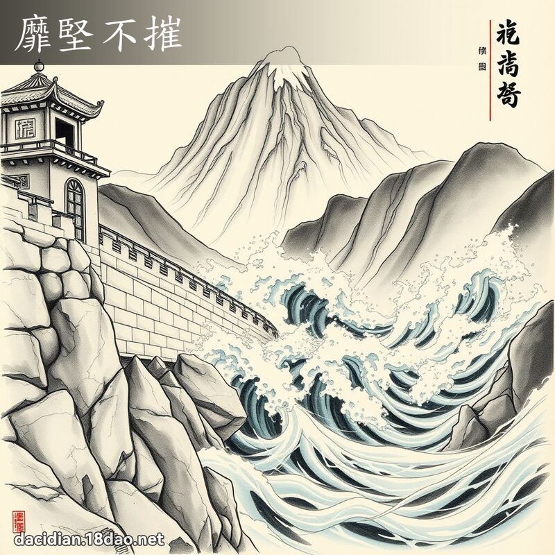 靡坚不摧 配图