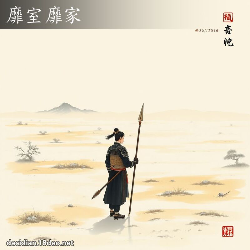靡室靡家 配图